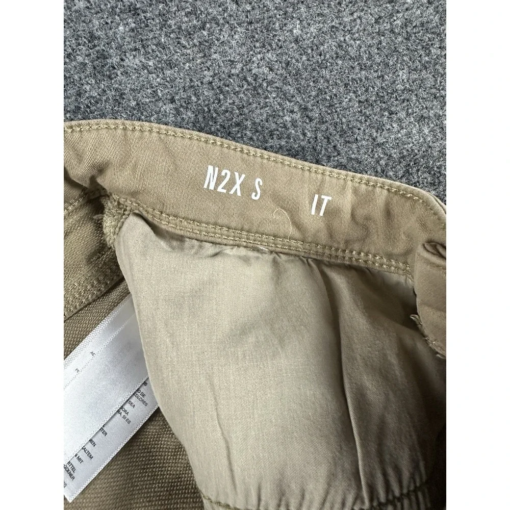 DU/ER N2X Slim Fit Shorts Mens Size 33X10* Brown/Beige 5-Pocket MSNS1011
